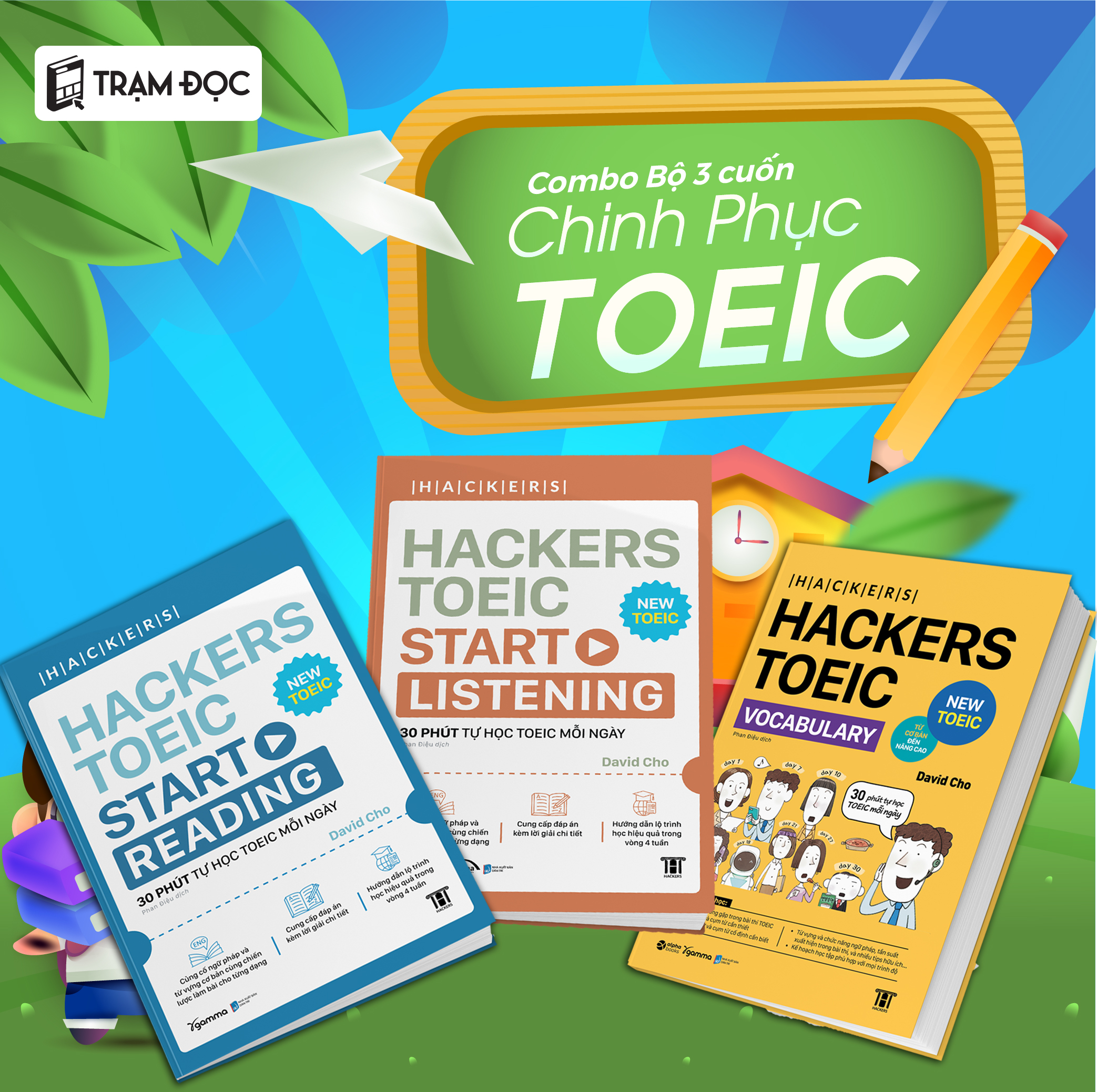 Hackers TOEIC Reading + Listening + Vocabulary  | Trạm Đọc Official
