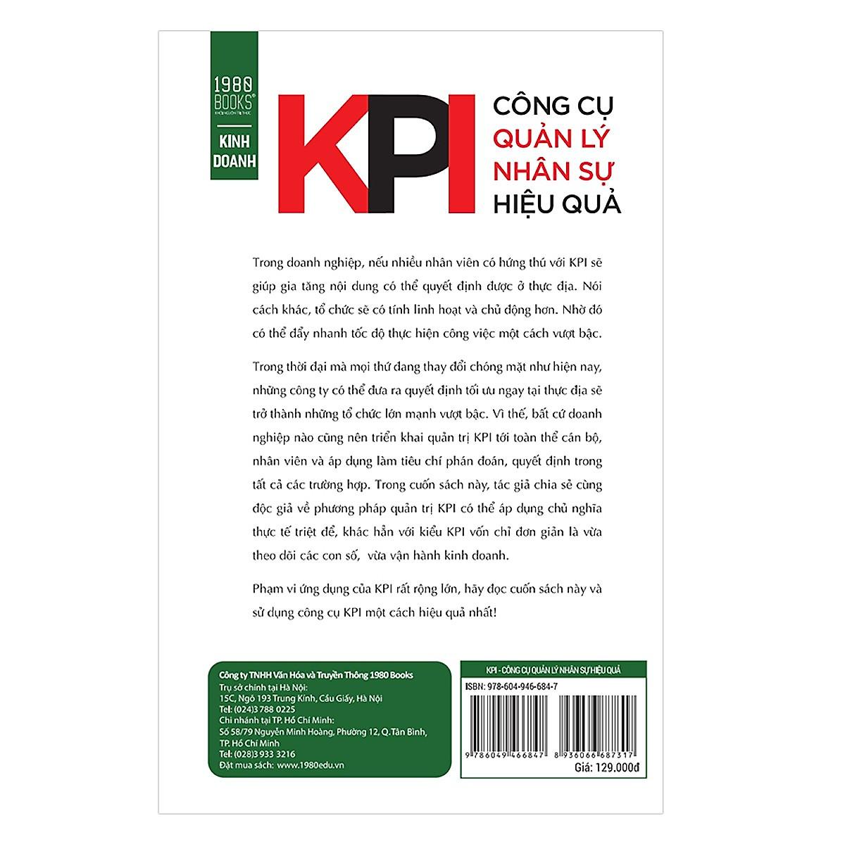 KPI - Công Cụ Quản Lý Nhân Sự Hiệu Quả - Bản Quyền