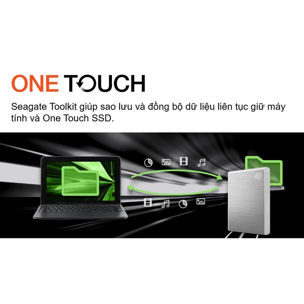 Ổ cứng Seagate One Touch SSD 1TB USB_C 3.0 + Giải cứu Dữ liệu miễn phí_Hàng chính hãng