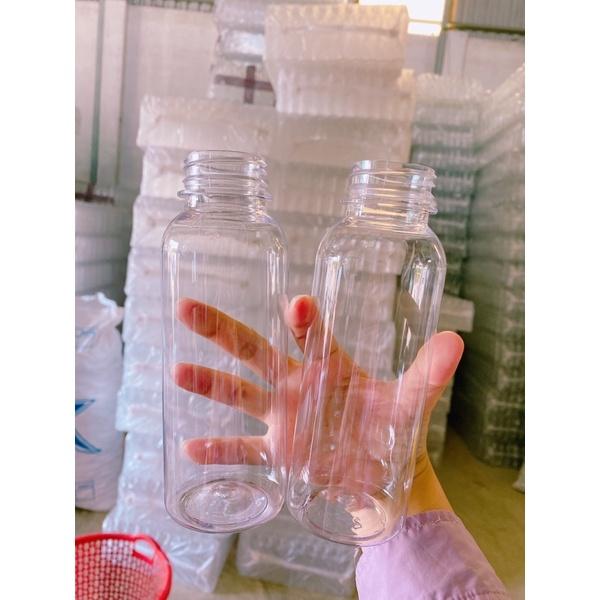 Chai Miệng rộng + nắp đen f38