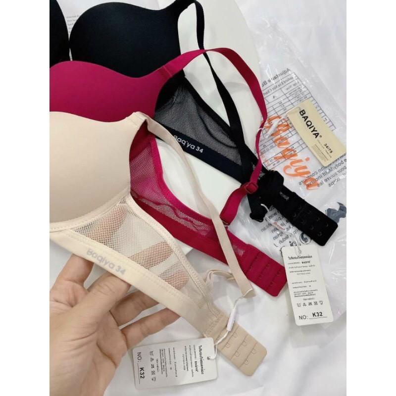 Áo ngực nữ su đệm dày nâng vòng 1 BAQIYA - Áo lót nữ thái có gọng phối lưới sexxy K32 Hieu Store24h