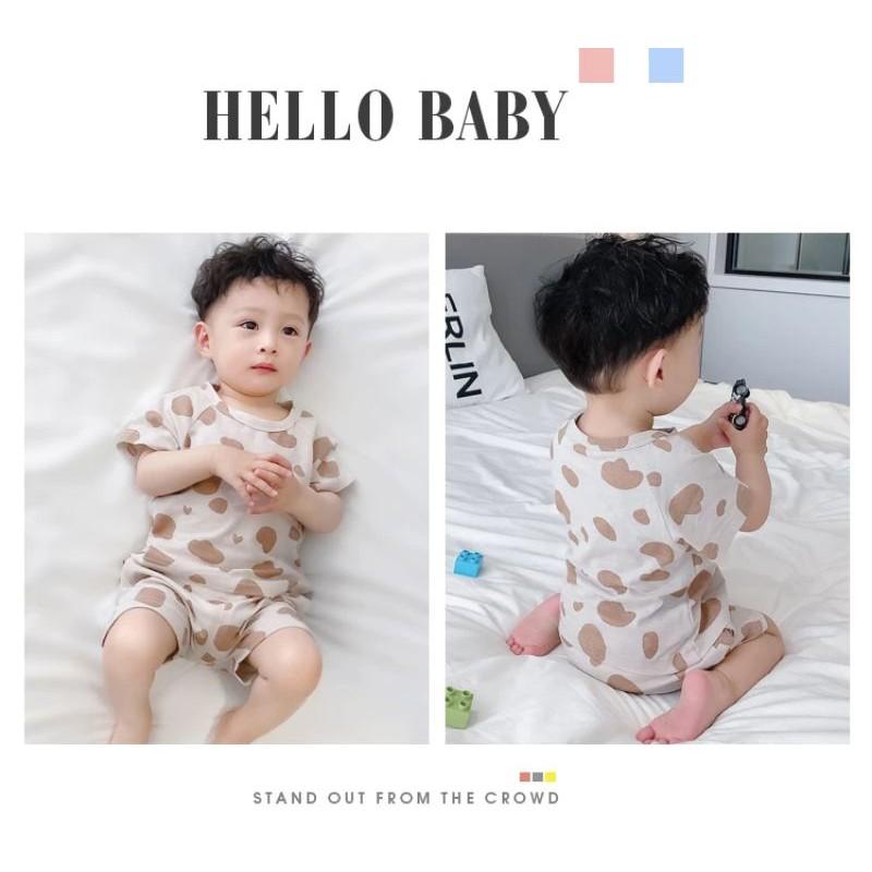 Bộ Cộc Bò Sữa Cho Bé Trai Và Bé Gái chất cotton cho bé 7-20kg