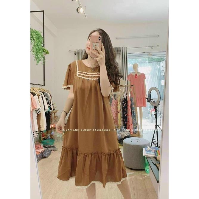 Váy Bầu Công Sở SIÊU HOT Đầm Bầu Thiết Kế Dáng Suông Cao Cấp