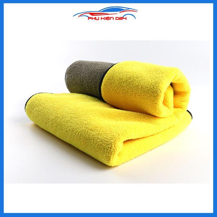 Khăn lau rửa vệ sinh ô tô 30x30cm microfiber siêu thấm siêu mịn