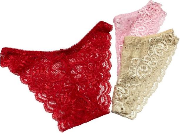 SET 05 quần lót ren chữ V (Mẫu 02)