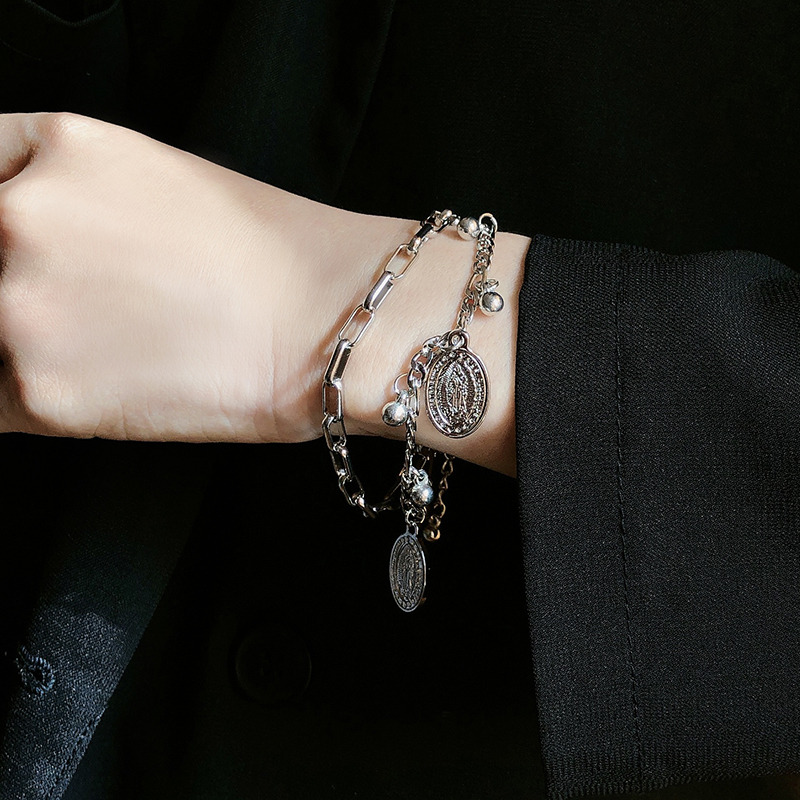 Vòng tay nam nữ Lắc tay cá tính Hàn Quốc