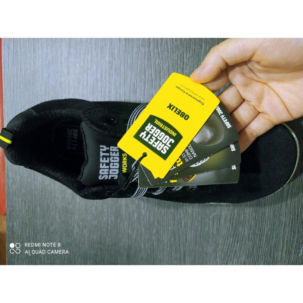 Giày Bảo Hộ Safety Jogger Obelix, Da Chất Lượng Cao, Chống Trơn Trượt, Chống Đâm Xuyên, Chống Va Đập