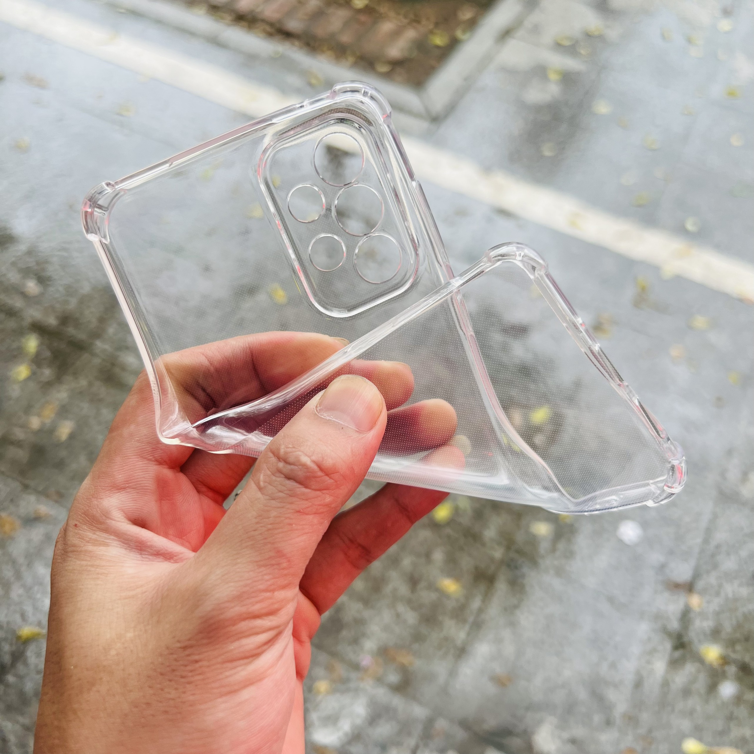 Ốp lưng cho SamSung Galaxy A73 5G trong suốt chống sốc bảo vệ camera sau