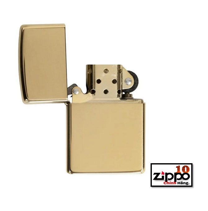 Bật lửa Zippo Armor 169 - VÀNG BÓNG DÀY High Polish Brass - Chính hãng 100%