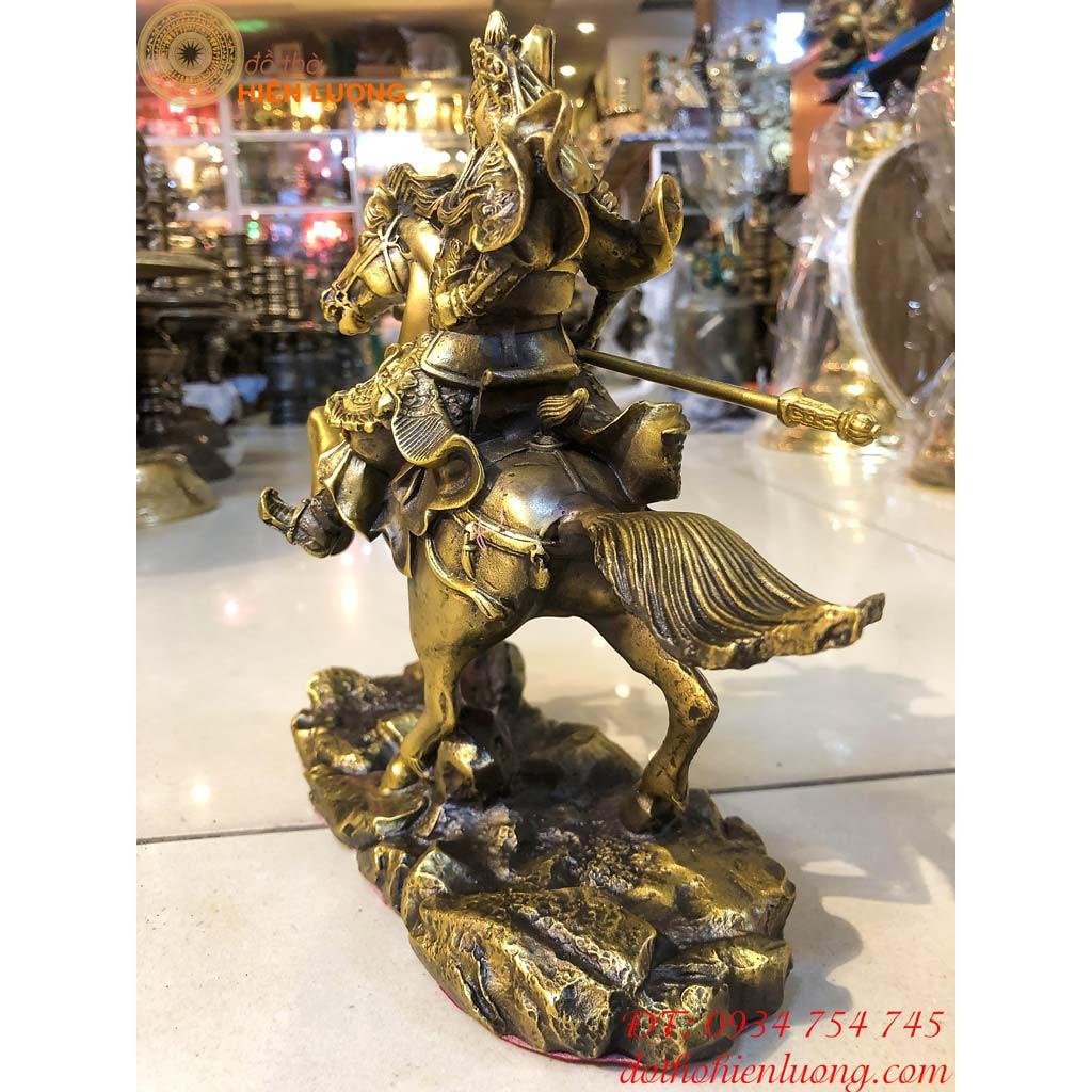 Tượng Quan Công Cưỡi Ngựa Bằng Đồng