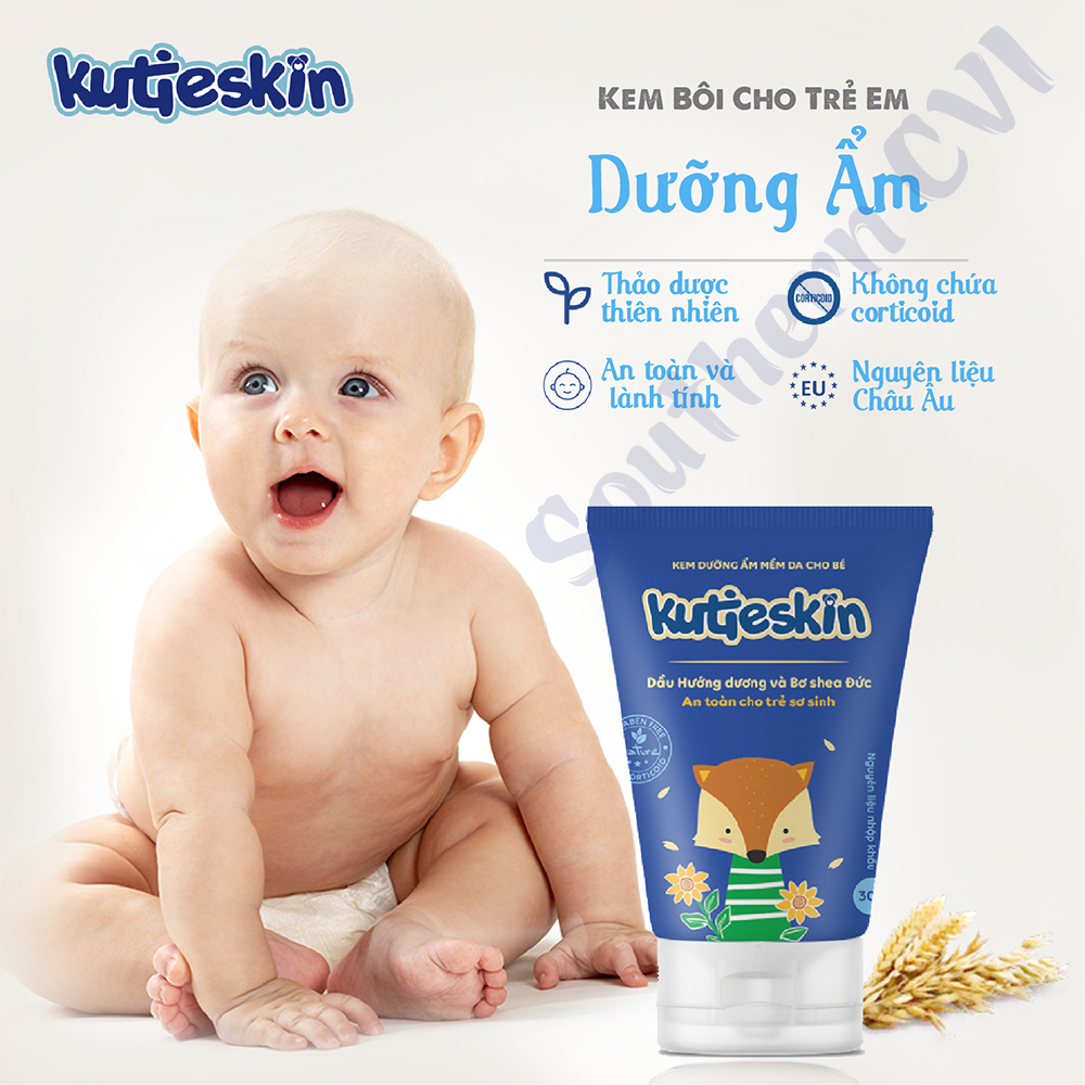 KutieSkin 30g - Kem Dưỡng Da Cho Bé