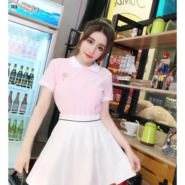 ÁO POLO CỔ BẺ CÚC BẺ 2 MÀU