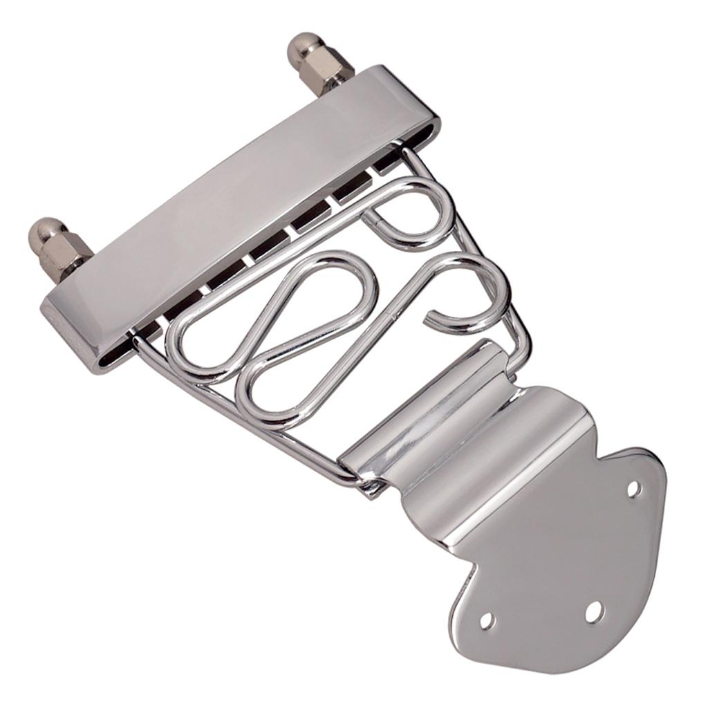 1 Set Tailpiece Bridge& Guitar Bridge for Archtop Jazz Guitar