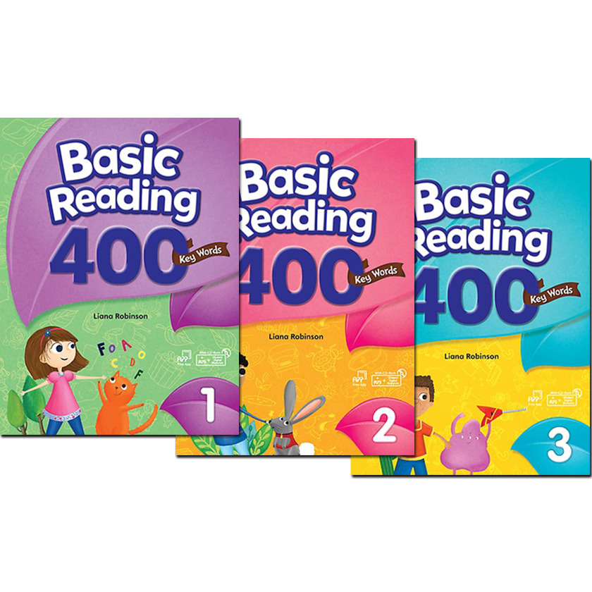 Combo Sách Basic Reading 200, 400, 800, 1200 Key Words - Student Book with Workbook