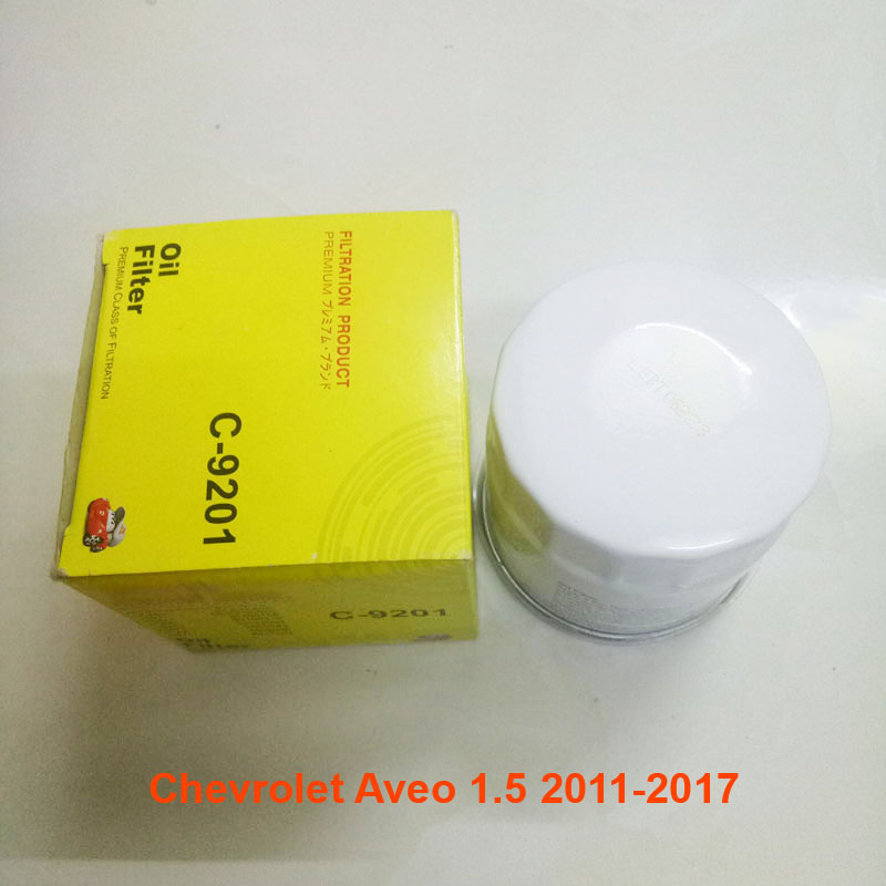 Lọc nhớt C9201-1 dùng cho Chevrolet Aveo 1.5 Việt Nam 2011, 2012, 2013, 2014, 2015, 2016, 2017 và 1.4 2017, 2018 96389188