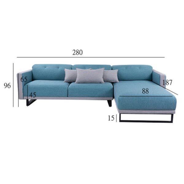 Sofa phòng khách LuxSA Juno Sofa KT 2m8 x 1m8