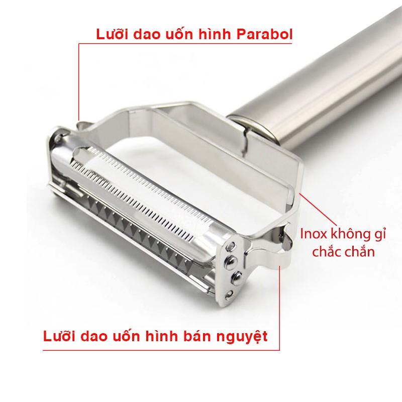 Dụng Cụ Bào Nạo Củ Quả Đa Năng KG1009 Bằng Thép Inox Không Gỉ