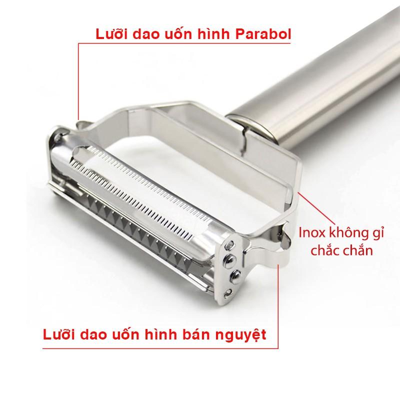 Dụng Cụ Bào Nạo (Gọt) Củ Quả Đa Năng KG1009 Bằng Thép Inox Không Gỉ