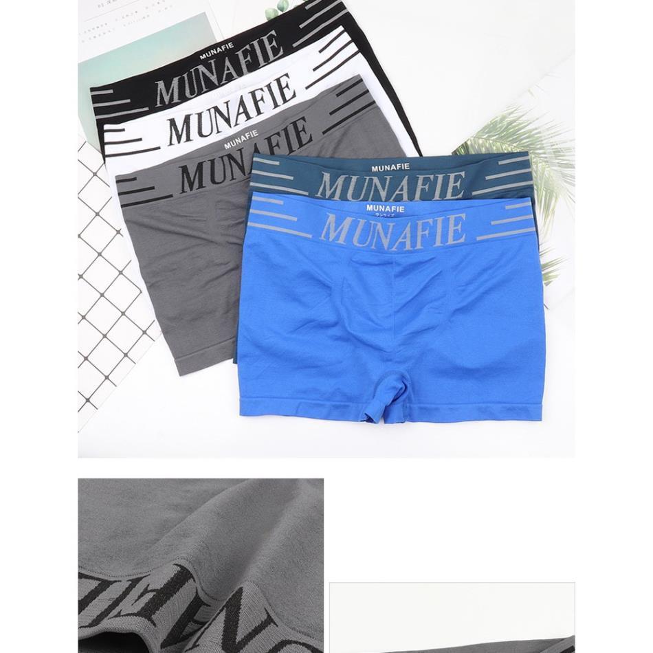 Quần Lót Nam Boxer Dệt Kim Co Giãn 4 Chiều Túi Zip Sang Trọng - MINHSTORE