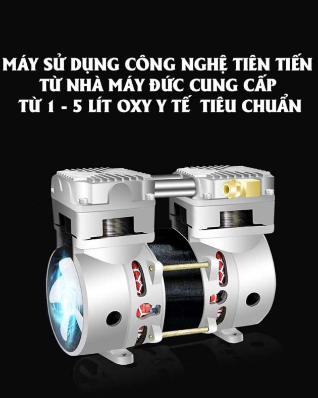 Máy tạo oxy 5 lít Owgels OZ-5-01 PW0 – Có xông khí dung