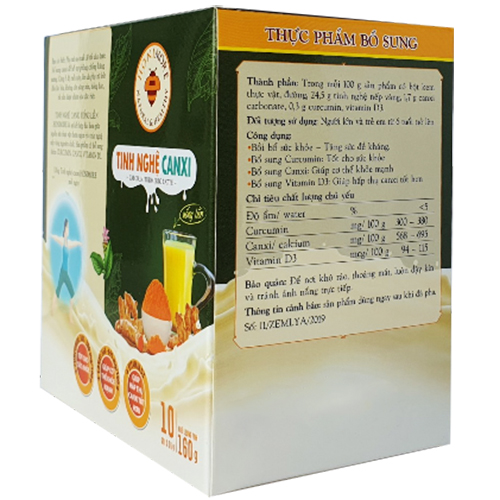 Tinh Nghệ Canxi Honimore 288g