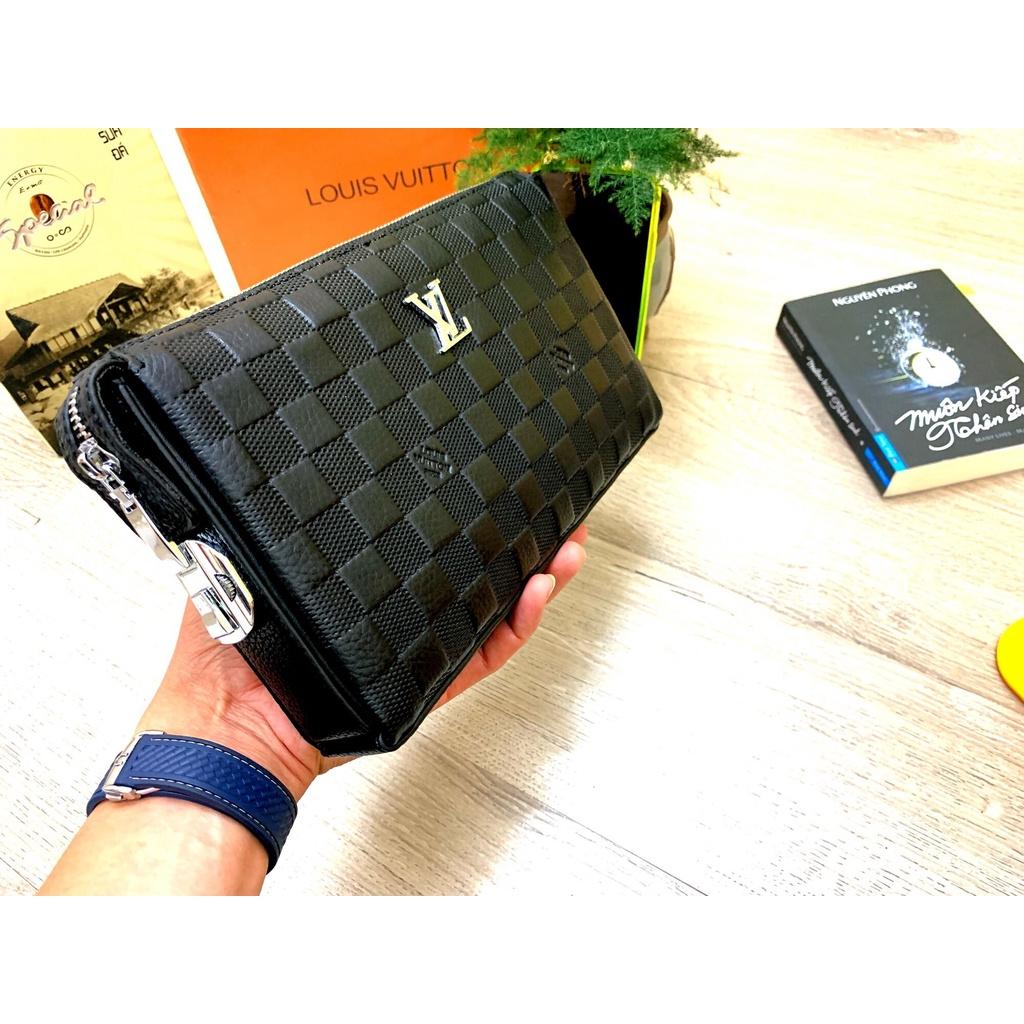 Ví Cầm Tay Da Thật Siêu Cấp.Bóp Da Cầm Tay 3003.Clutch Da Thật Cao Cấp.