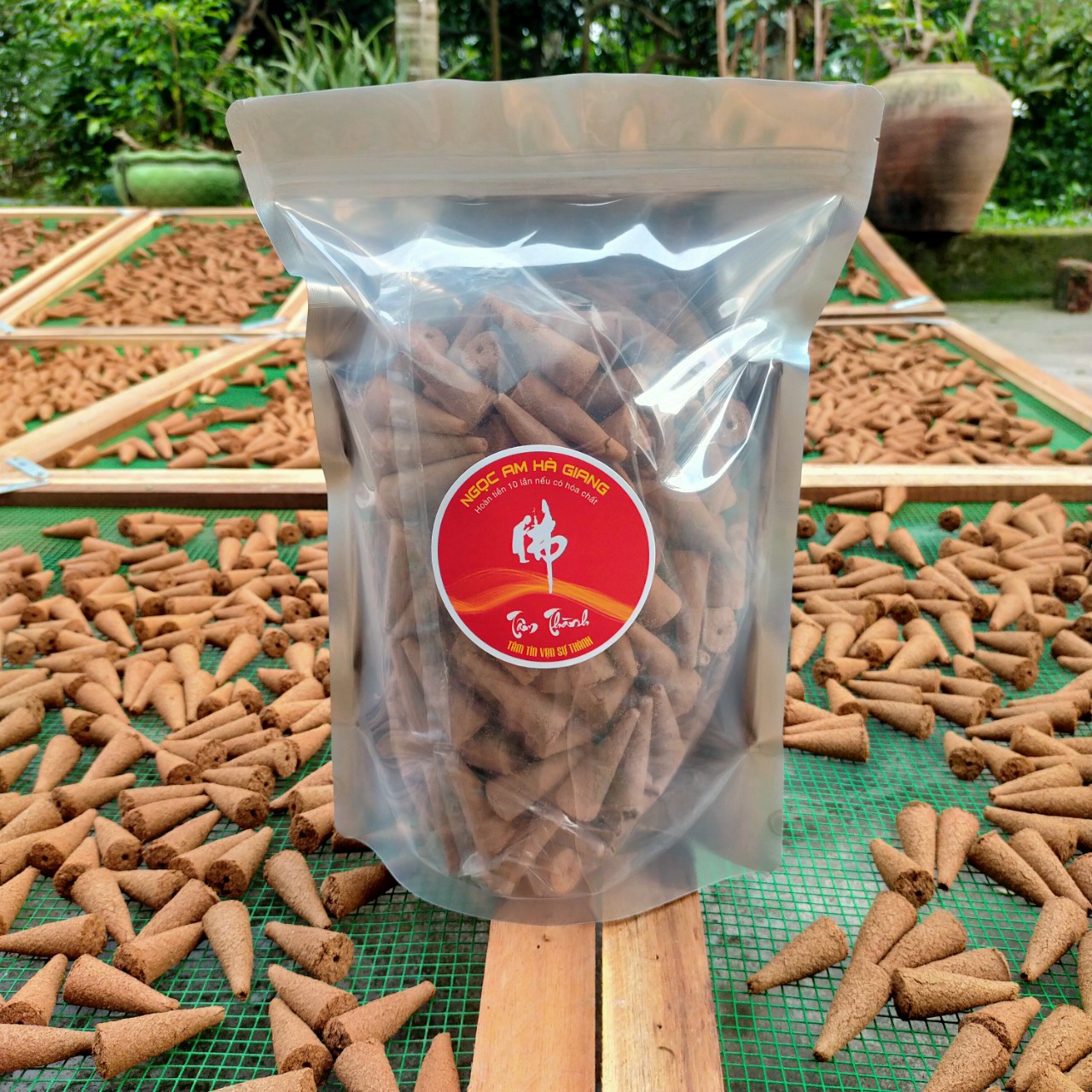 Nụ Hương Bách_Xanh_Nụ Ngọc_Am_Đậm Tinh Dầu_Cực Thơm, Khói Ngược_Cam Kết 100% Không Hóa Chất_Nụ Gỗ Bách_Xanh