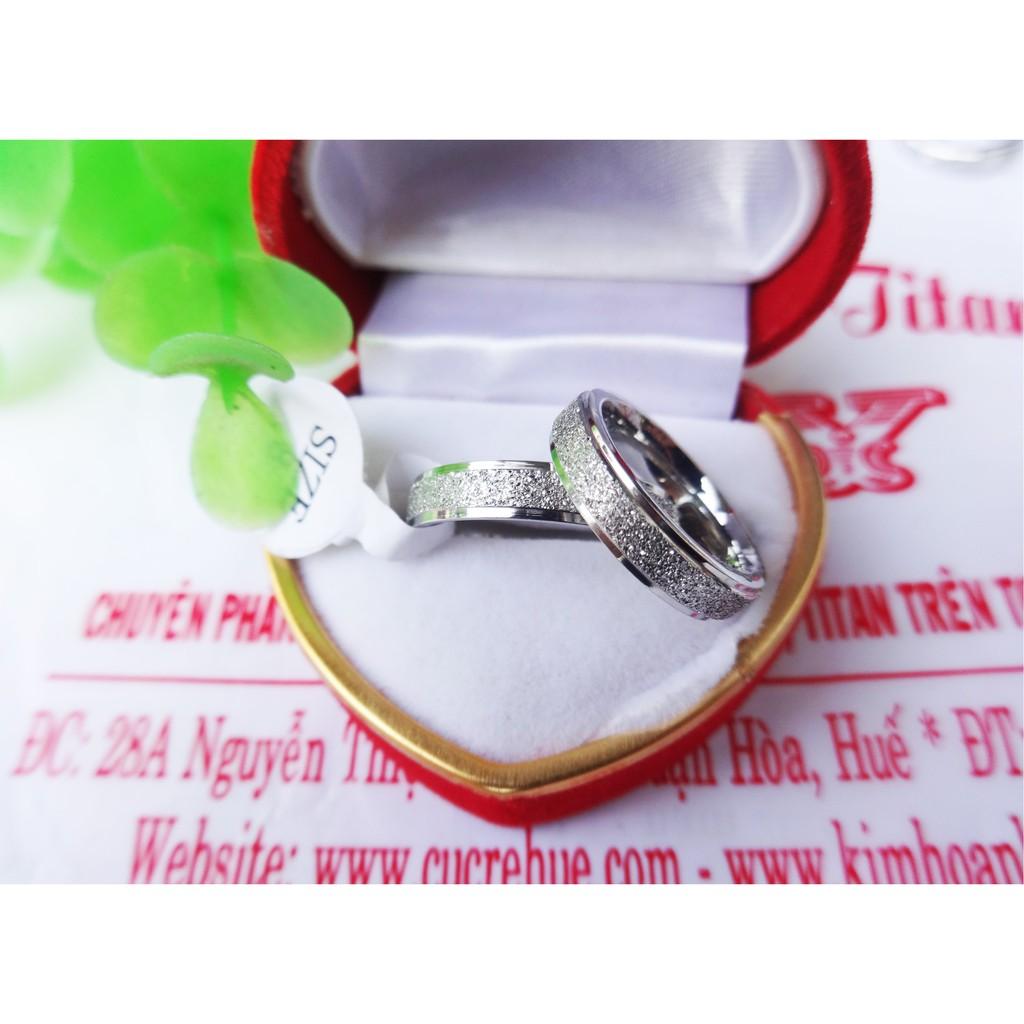 Nhẫn Cặp Cát Tình Yêu Cao Cấp