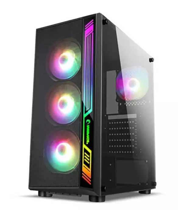 Vỏ Case Infinity Sense led RGB (kính cường lực) - Hàng Chính Hãng