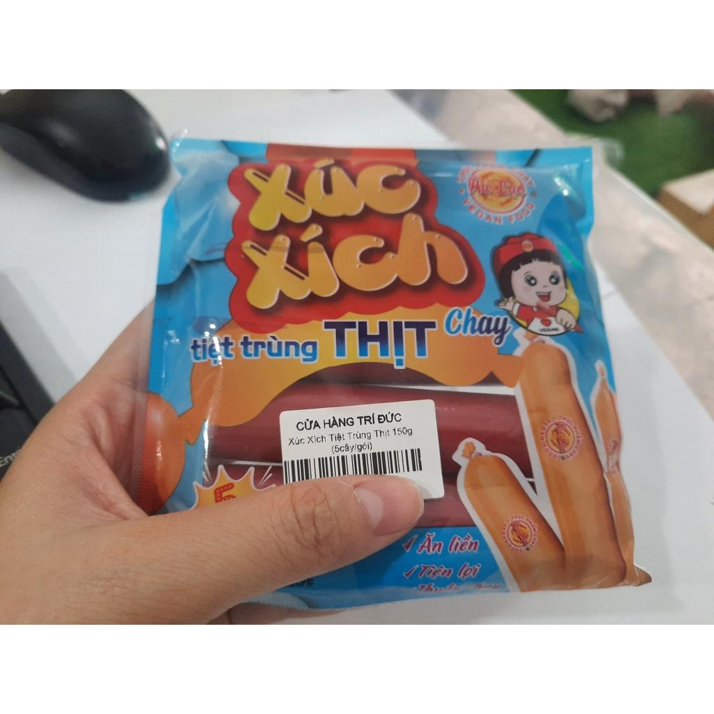 Xúc Xích Tiệt Trùng Thịt heo chay 150g (5cây/gói)