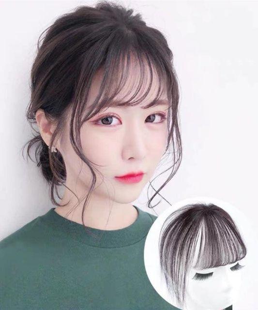 Tóc giả nữ cao cấp ️️ ️️ tóc mái thưa che hói 3D