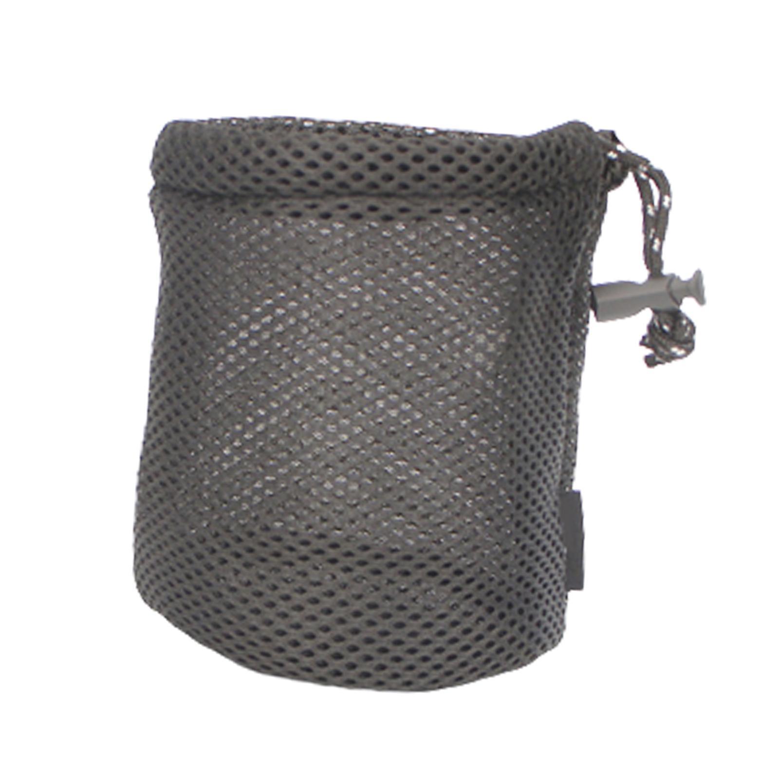Camping Net Bag Ultralight Mesh Drawstring Bag for Camping Travel Hiking