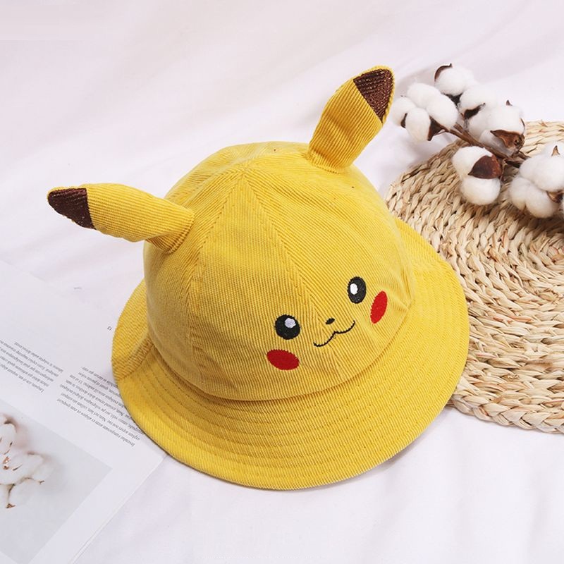 Mũ vành tròn tai pikachu xinh xắn cho bé