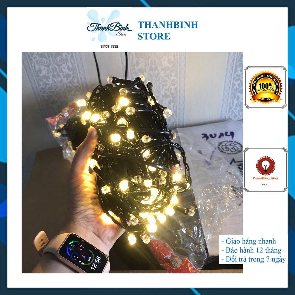 NHÁY LED KIM CƯƠNG NHIỀU MÀU/ 1 MÀU VÀNG- DÀI 10M/ 20M/ 50M- TRANG TRÍ CÂY THÔNG NOEL/ GIÁNG SINH/ QUẤN CÂY