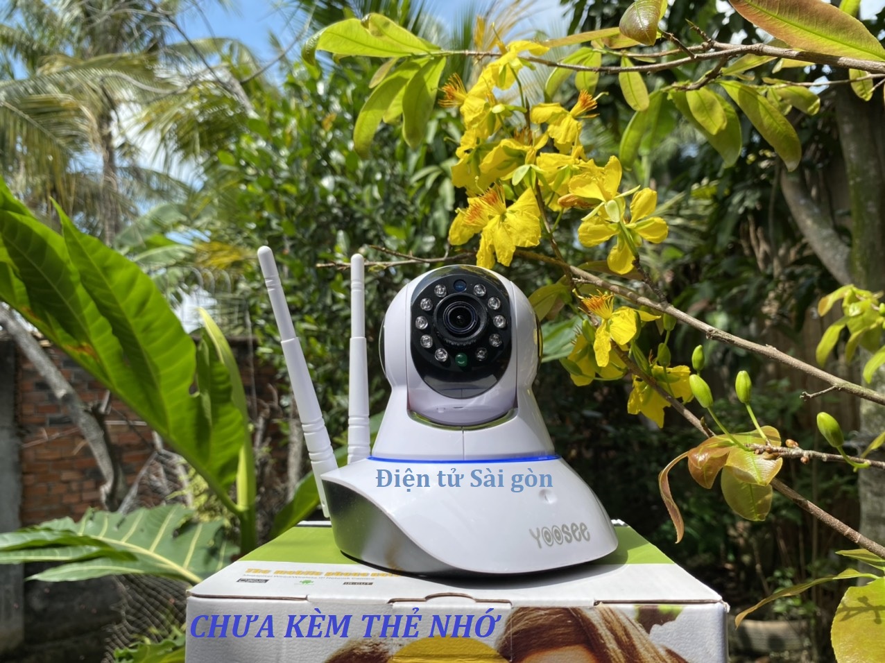 Camera IP Wifi trong nhà 3 anten Yoosee 2.0 Full HD 1080P - Đàm thoại 2 chiều - Hàng nhập khẩu