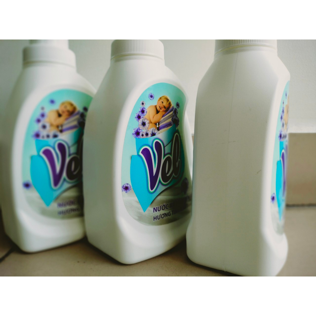 [Dành cho da nhạy cảm/ da em bé] 2 Chai Nước xả mềm vải VEL Tinh Khiết An toàn 800ml