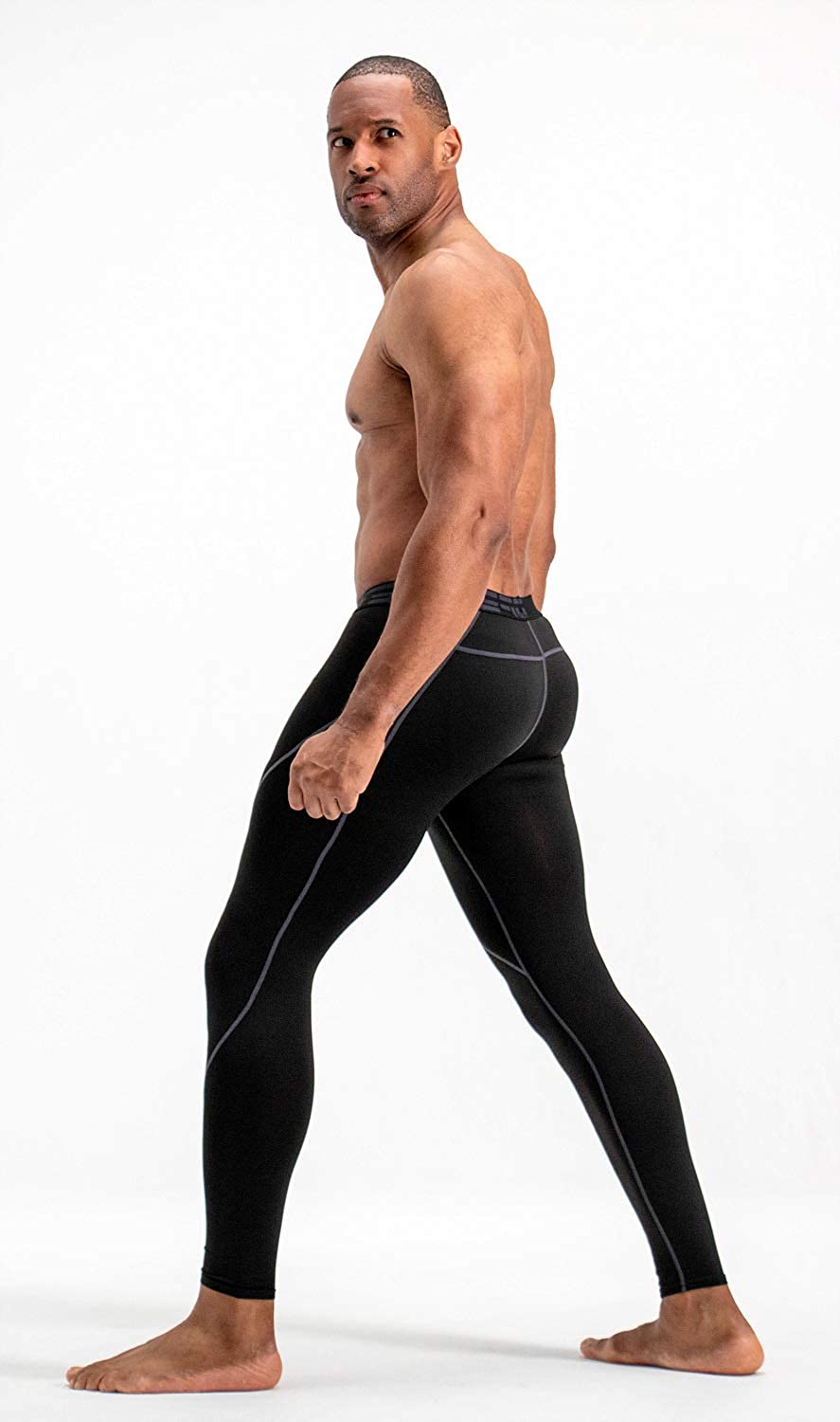 Quần thể thao giữ nhiệt legging nam lót lông cừu ôm thun co giãn dành tập gym chạy bộ đá banh bóng rổ thu đông DET1023