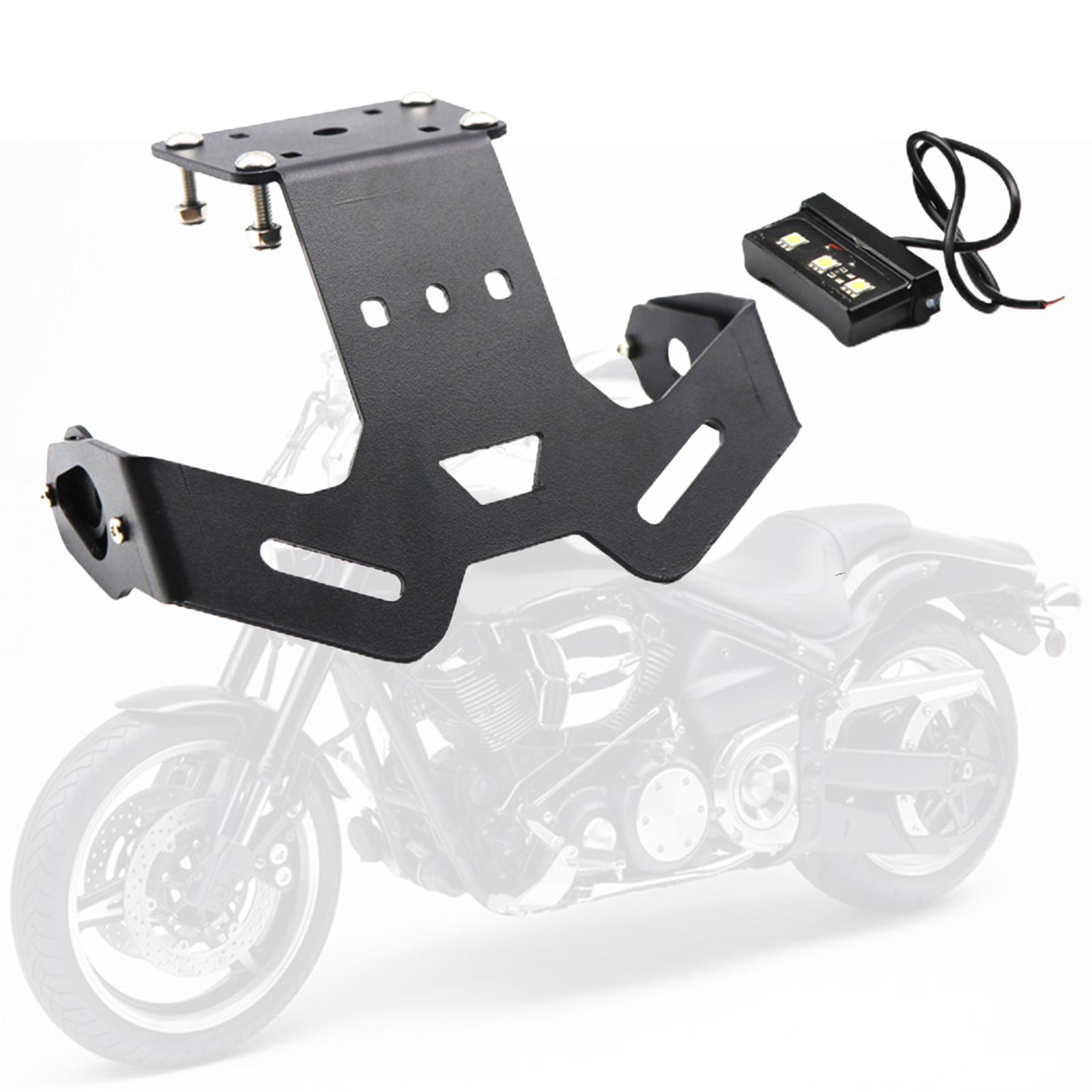 LED License Plate Light Frame License Tag Lights for Yamaha MT-15 2019-2020