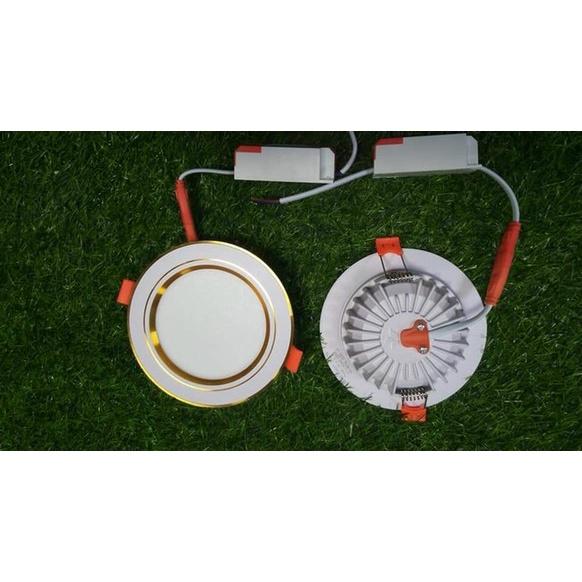 Đèn LED âm trần Downlight đổi màu 3 chế độ 9W - BH 2 năm, đèn trần