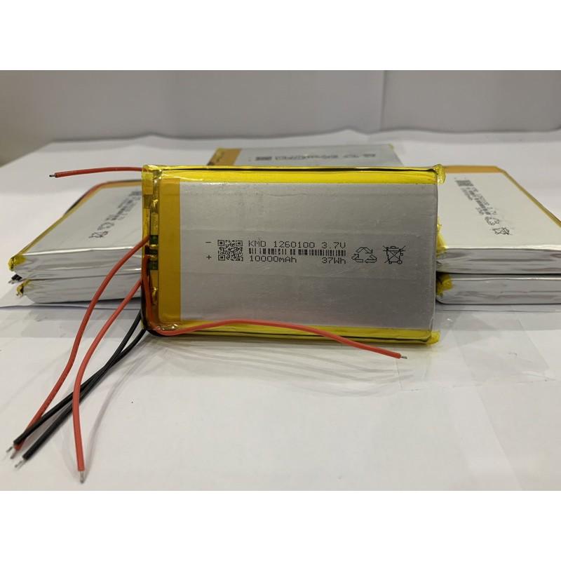 Pin Lithium-Polymer 3.7V 10000mAh 1260100 mới 100% Chuẩn dung lượng