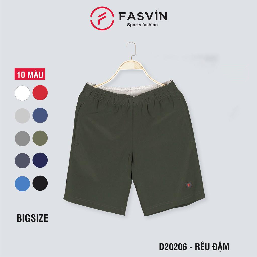 Quần đùi nam Big Size Fasvin D20206.HN cỡ đại vải gió mềm mại co giãn thoải mái