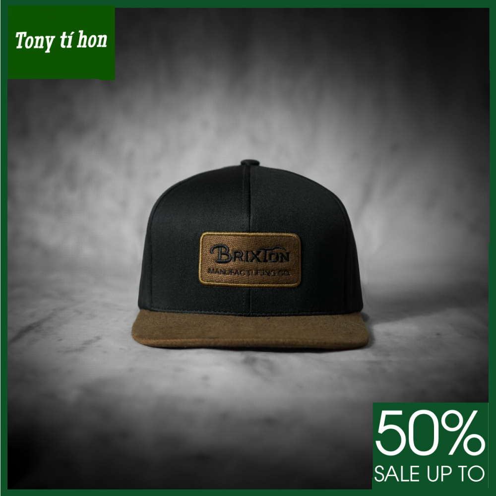 Tony tí hon - Mũ/nón kết lưỡi trai Snapback BT đen nâu thời trang nam nữ cao cấp