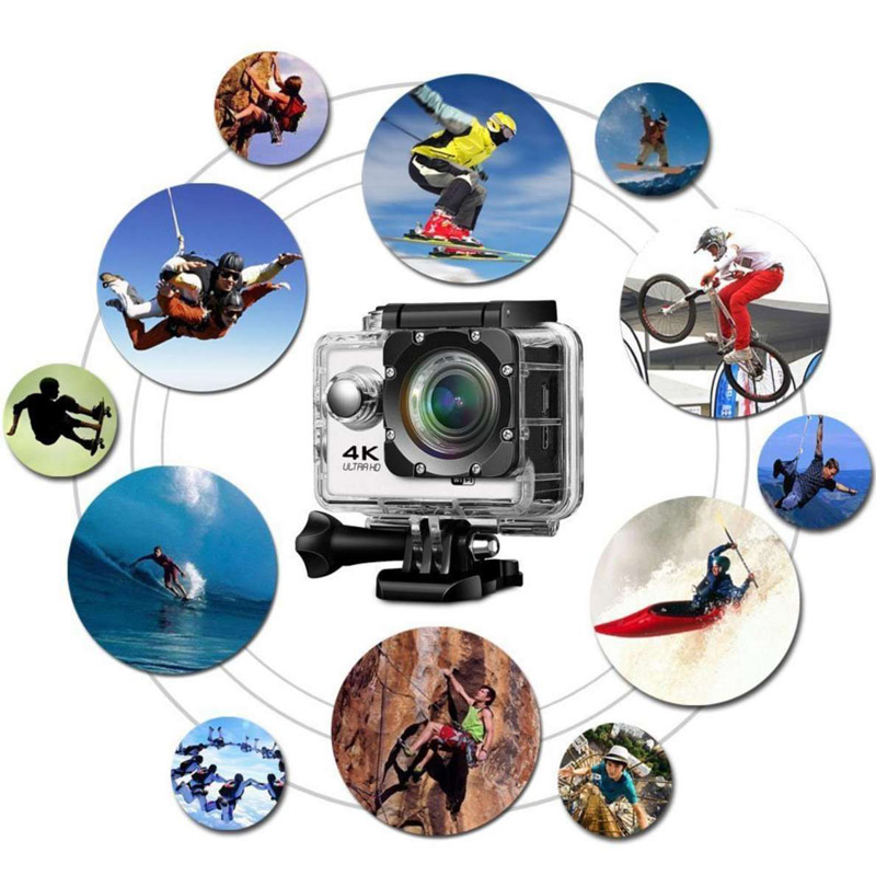 Camera Hành Động Chống Nước WIFI 4K Ultra HD - Hàng Nhập Khẩu ( Tặng Thẻ Nhớ 16G )