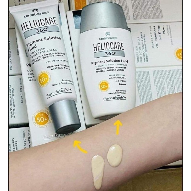 Kem chống nắng Heliocare 360° Pigment Solution Fluid SPF - Bảo vệ vượt trội