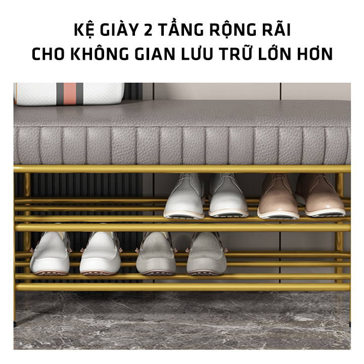 Kệ Để Giày Dép, Giá Đựng Giày Bằng Thép Cao Cấp, Phong Cách Tối Giản Tiện Lợi