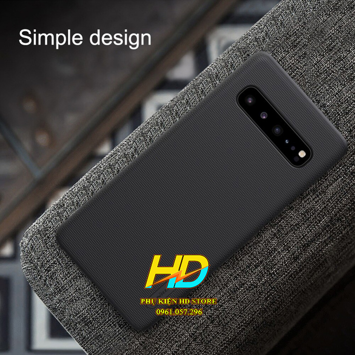 Ốp lưng Dành cho Samsung S21 5G Chính Hãng Nillkin Dạng sần, chống bám vân tay và mồ hôi tay - Hàng Chính hãng