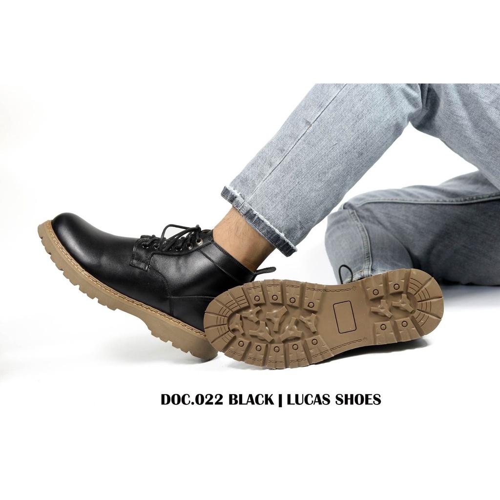 Giày da nam Đốc nam cổ lửng Doc.022 Da Bò Nhập khẩu Lucas Shoes bảo hành 1 năm