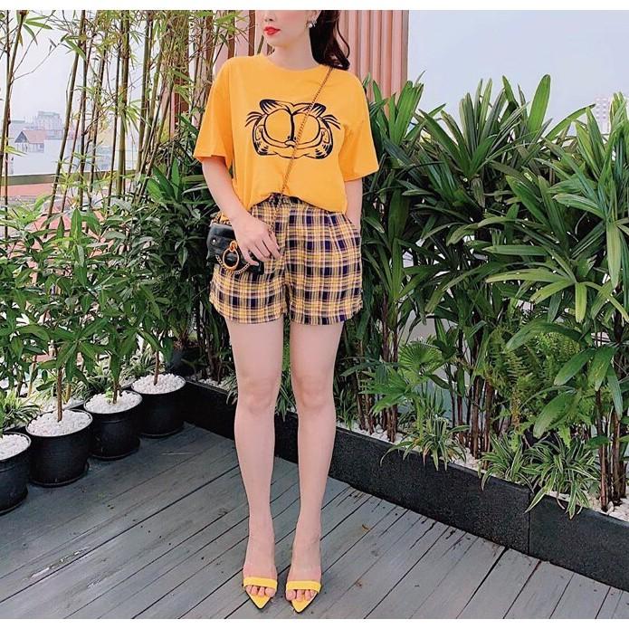 ÁO THUN IN MÈO GARFIELD