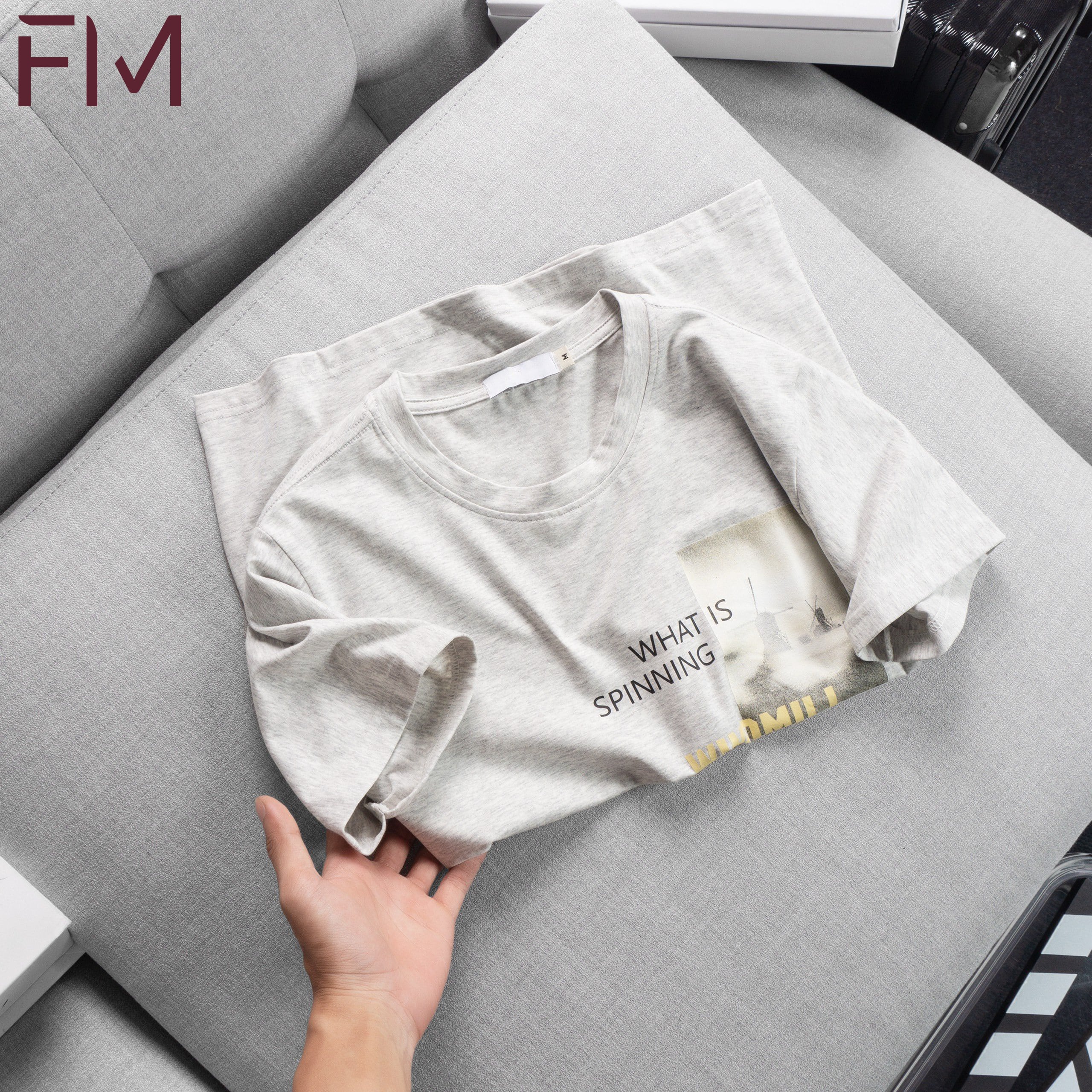 Áo thun cổ tròn, áo phông nam họa tiết trẻ trung năng động chất thun thấm hút tốt - FORMEN SHOP - FMPS205