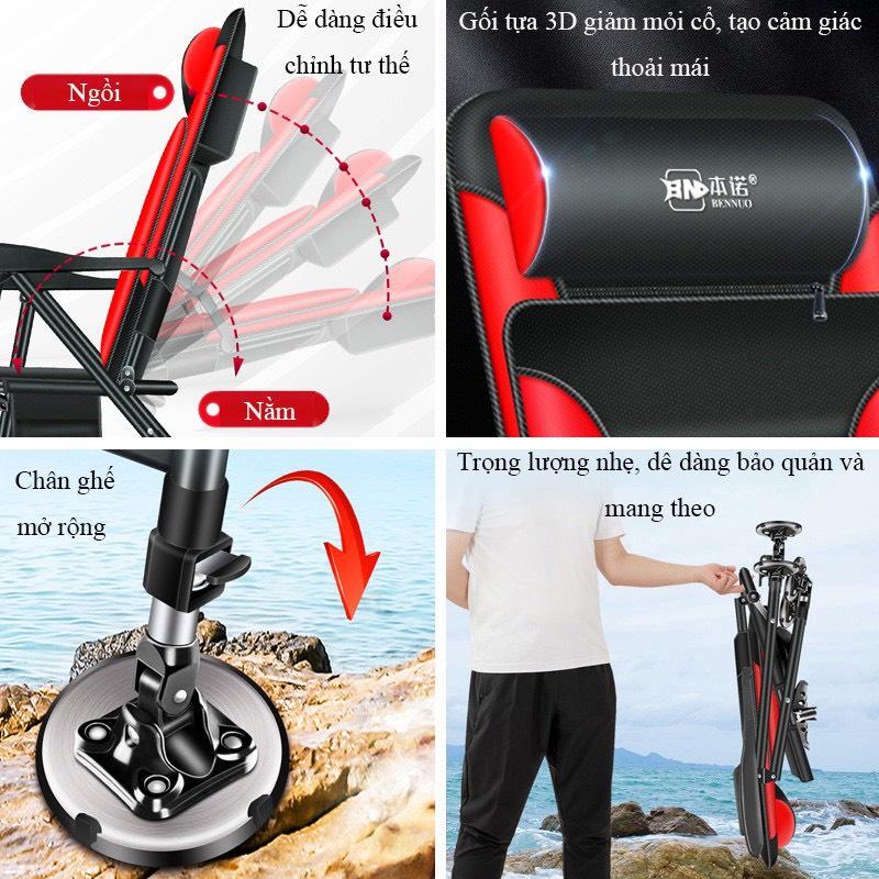 Ghế Câu Đài Địa Hình Săn Hàng SKK31 Cao Cấp Dễ Dàng Điều Chỉnh Và Mang Theo - Sanami Fishing Store